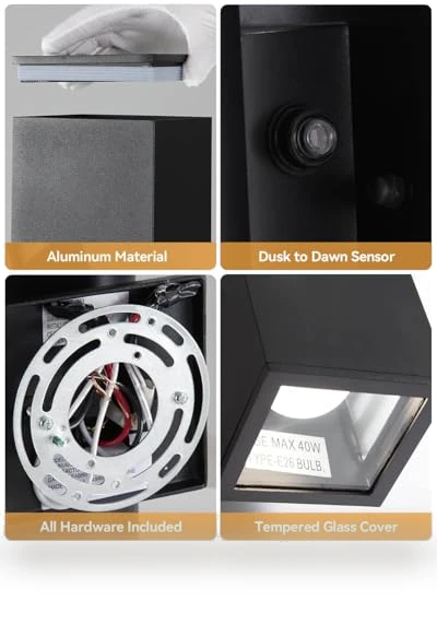 Smart Outdoor Wall Lights — Garden Illumination, KIZON