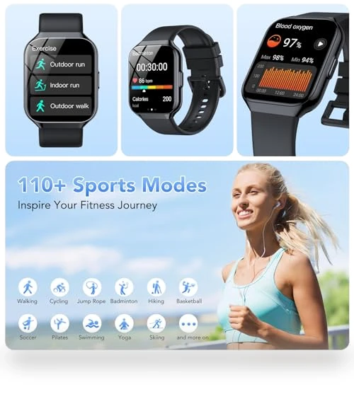 Smart Watch with Fitness Tracker — Smartwatches, QCOQ