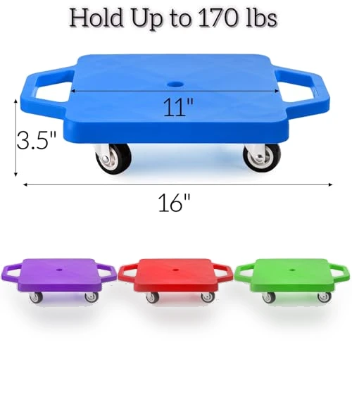 Sports Scooter Board with Handles — Helmets, AVLA