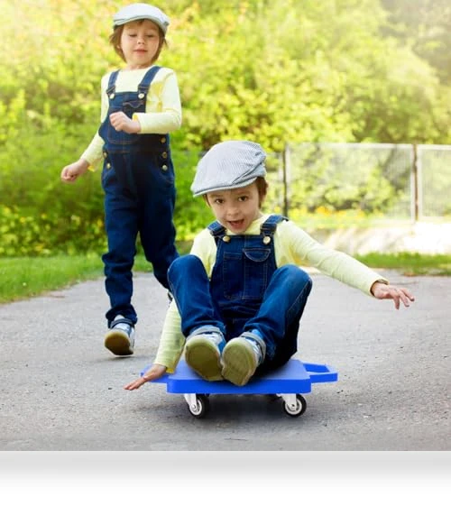 Sports Scooter Board with Handles — Helmets, AVLA