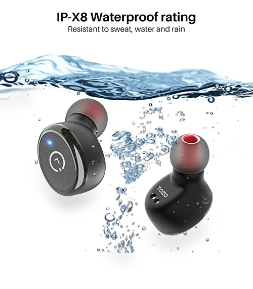 True Wireless Bluetooth Earbuds — In-Ear Headphones, TOZO