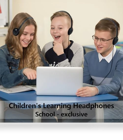USB C Wired Headphones Bulk Pack for Classroom — In-Ear Headphones, CNSZSLZ