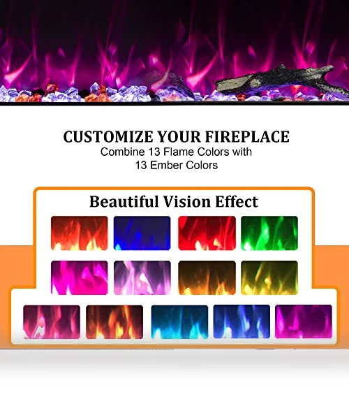 Wall Mounted Electric Fireplace — Electric Heating Solutions, Oxhark Flame