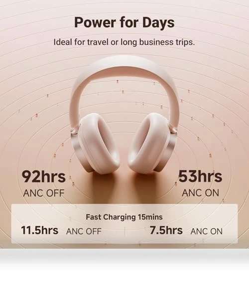 Active Noise Cancelling Headphones — In-Ear Headphones, EDIFIER