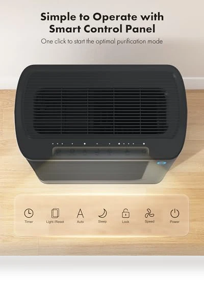 Air Purifier for Home Large Room — Activated Carbon Air Purifiers, Trucozie