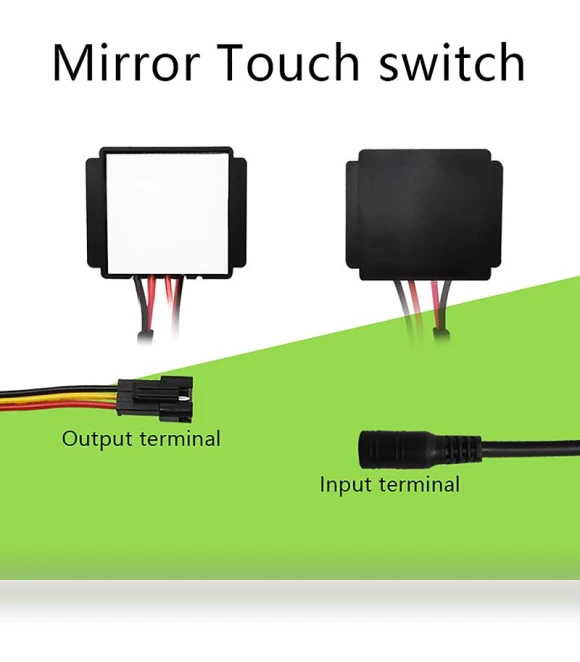Bathroom Mirror Touch Induction Switch Sensor — Bathroom, Rudem