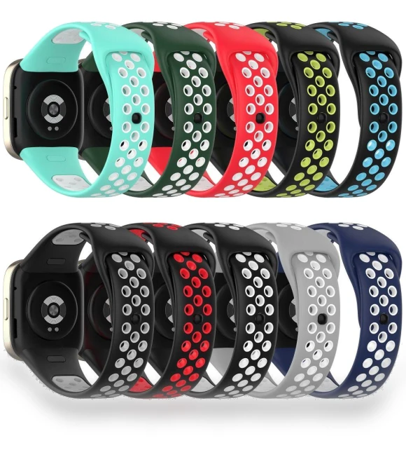 Breathable Silicone Watch Strap — Bands, Manjie