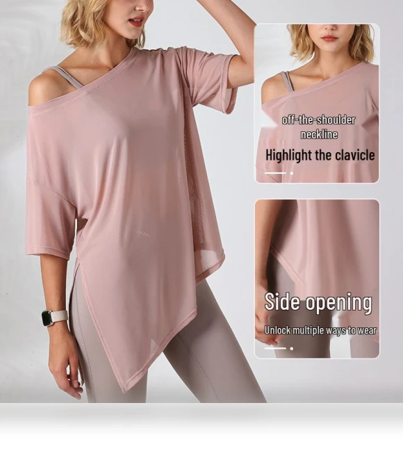 Breathable Yoga Top — Girls', BigSopping