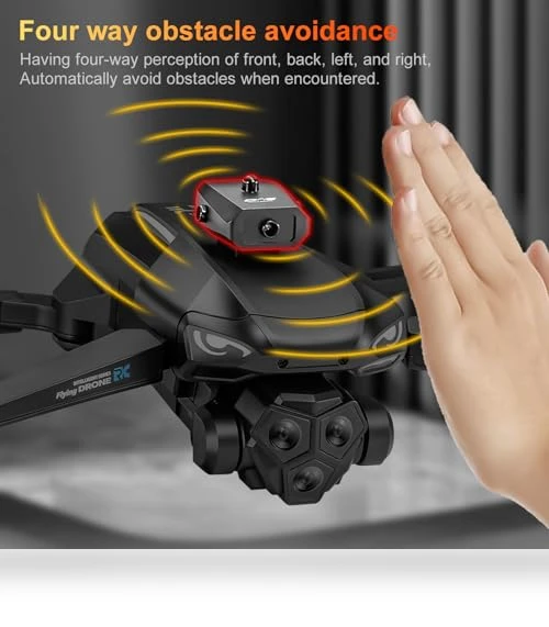 Brushless RC Drone with 4K Dual Camera — Drones, toylefun
