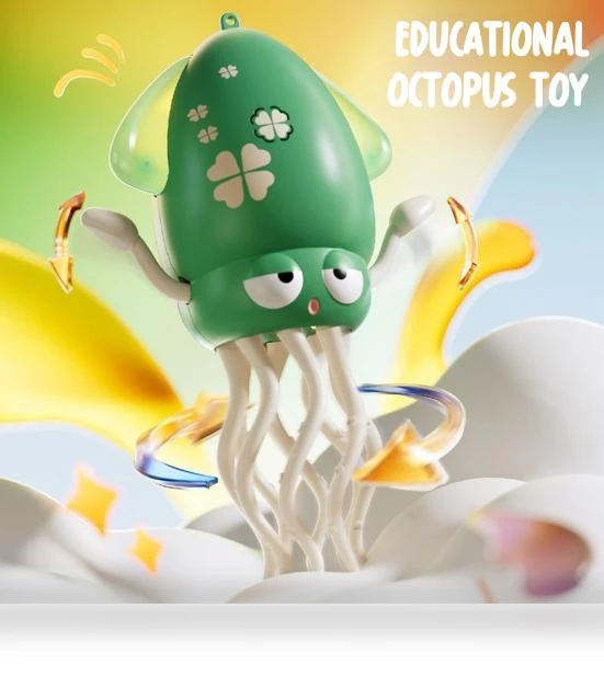 Electric LED Octopus Toy — Interactive Learning Devices, Kitty Cat House