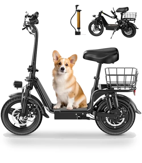 Electric Scooter with Seat — Electric Self-Balancing Scooters, INSDRGN
