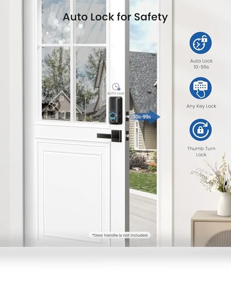 Fingerprint Door Lock — Biometric Security, Veise