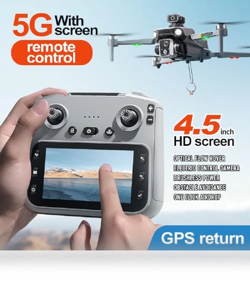GPS Drone with Screen Controller — Drones & UAV Technology, QAONIE