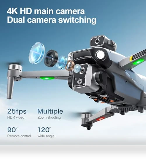GPS Drone with Screen Controller — Drones & UAV Technology, QAONIE