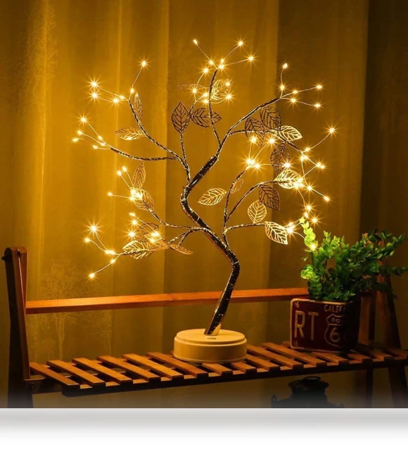 LED Bonsai Lamp with Touch Control — Creative Lighting Solutions, Navya Handicraft