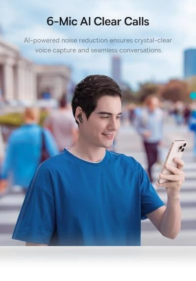 Noise Cancelling Wireless Earbuds — In-Ear Headphones, Baseus