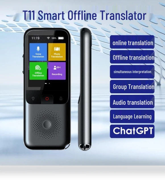 Portable Offline Language Translator Earphones — Language Translators, Super Buyer