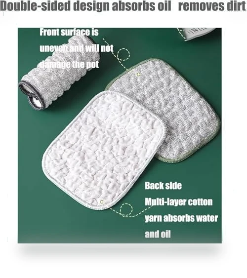 Reusable Wire Miracle Cleaning Cloths — Cloths, Fuiyuqa