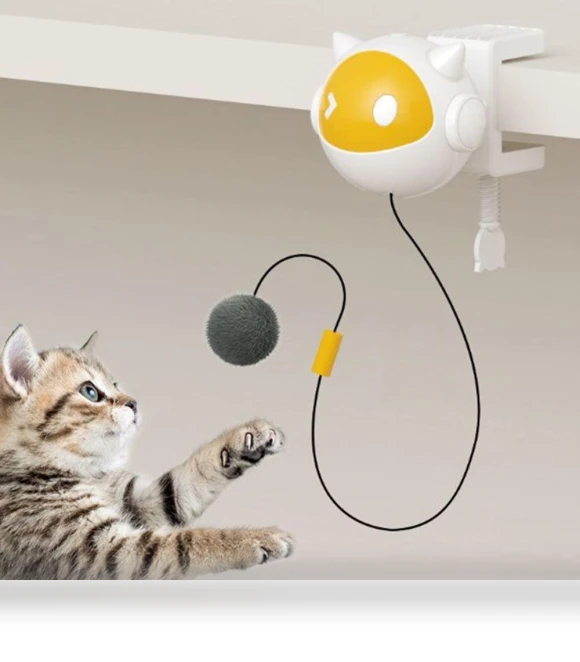 Rotating Electric Extendable Cat Toy — Cat Playthings, Boyuan