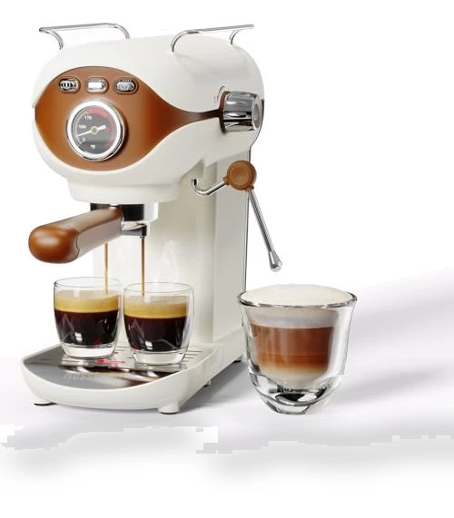 Semi-Automatic Espresso Machine with Milk Frother — Coffee & Espresso Combos, Nesskoko