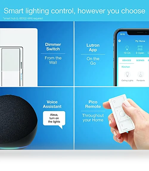 Smart Dimmer Switch for Smart Lighting — Dimmer Switches, Lutron