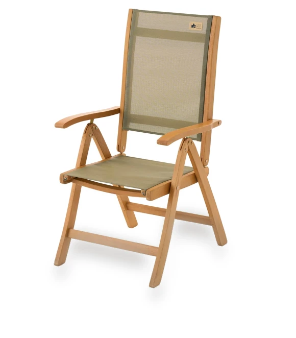 Smart Garden Wooden Recliner Chair — Lounge, LOGOS
