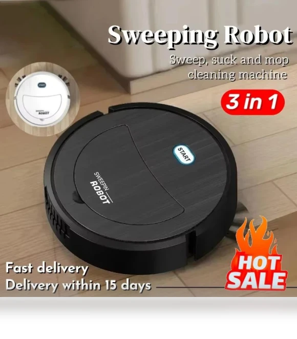 Smart Sweeping Robot 3 in 1 — Smart Cleaning Robots, Darling Women Boutique C