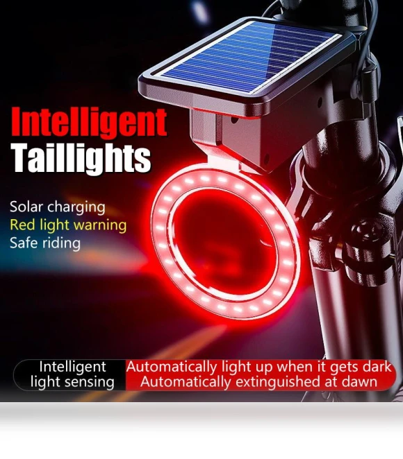 Solar-Powered Bicycle Rear Light — Bike Headlights, This Lawsuit