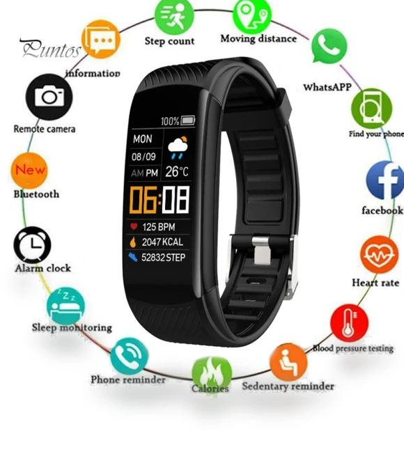 Waterproof Fitness Smart Band — Wearable Accessories, Puntos Electronics