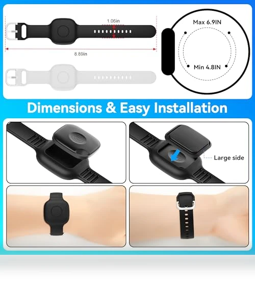 Waterproof Silicone Bracelet for Tile Mate — Location Tracking Devices, SkyArmor