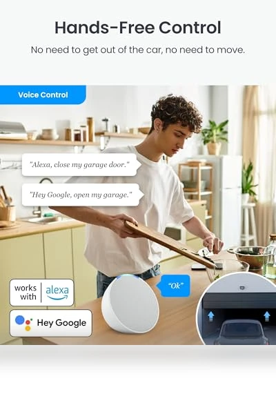 WiFi Smart Garage Door Opener — Keypads & Remotes, Wonderlab