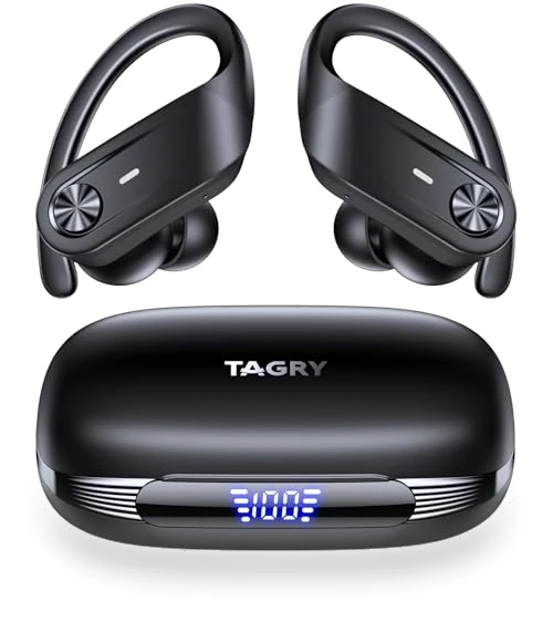 Wireless Earbuds with Deep Bass — In-Ear Headphones, TAGRY