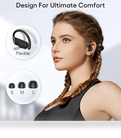 Wireless Earbuds with Deep Bass — In-Ear Headphones, TAGRY