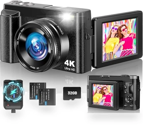 4K Digital Camera for Photography — Mirrorless Cameras, CAMKORY
