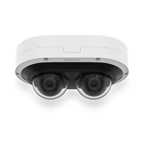 AI IR Multi-Directional Dome Camera — Security Cameras, Hanwha