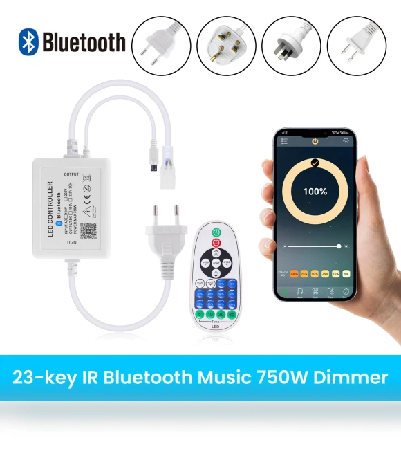 Bluetooth LED Strip Controller — Remote Controls, JOHO - CarGear