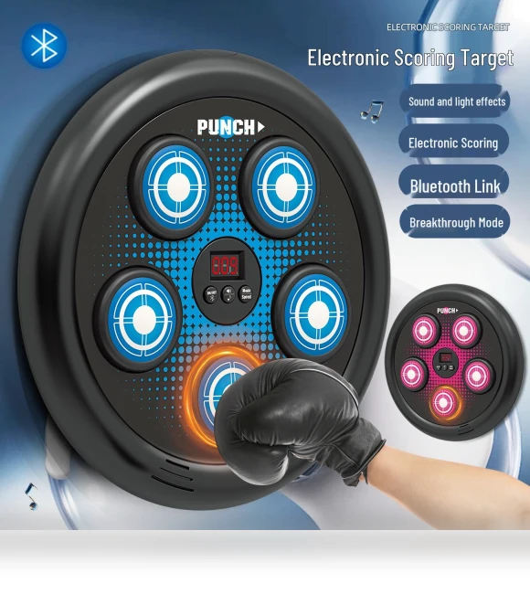 Bluetooth Music Boxing Target Toy — Kids Fitness, Super Go
