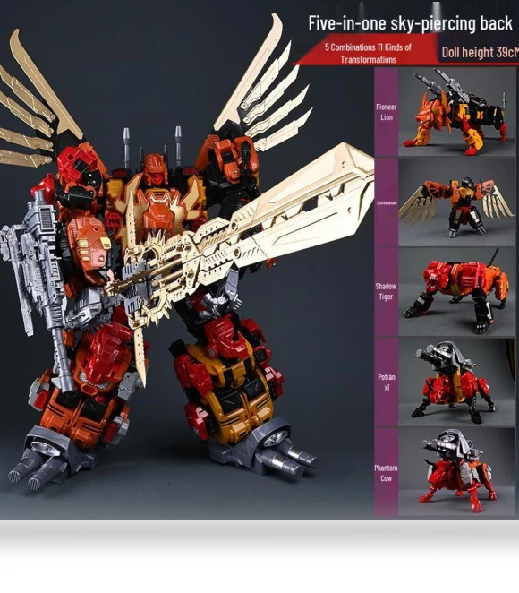 Cloud Soaring Machine Beast - Transforming Robot 5-in-1 — Interactive Figures & Robots, Super Go