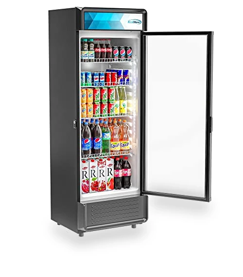 Commercial One Glass Door Display Upright Beverage Refrigerator Cooler Merchandiser — Drink Coolers, KoolMore