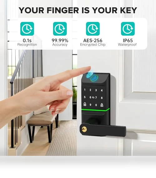 Keyless Entry Smart Door Lock with Doorbell — Smart Home Security, Mutak