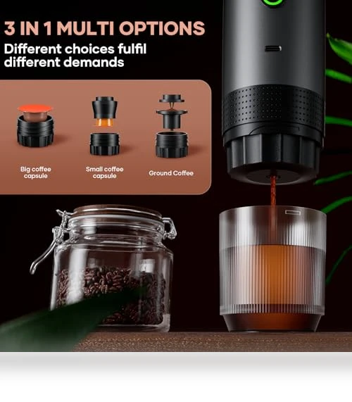 Portable Coffee Maker Espresso Machine — Beverage Warmers, kejector