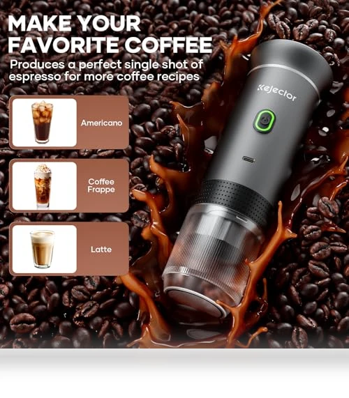 Portable Coffee Maker Espresso Machine — Beverage Warmers, kejector