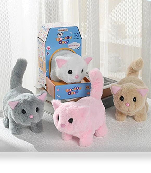 Robotic Simulated Pet Cat — Interactive Animal Companions, Wahaha123