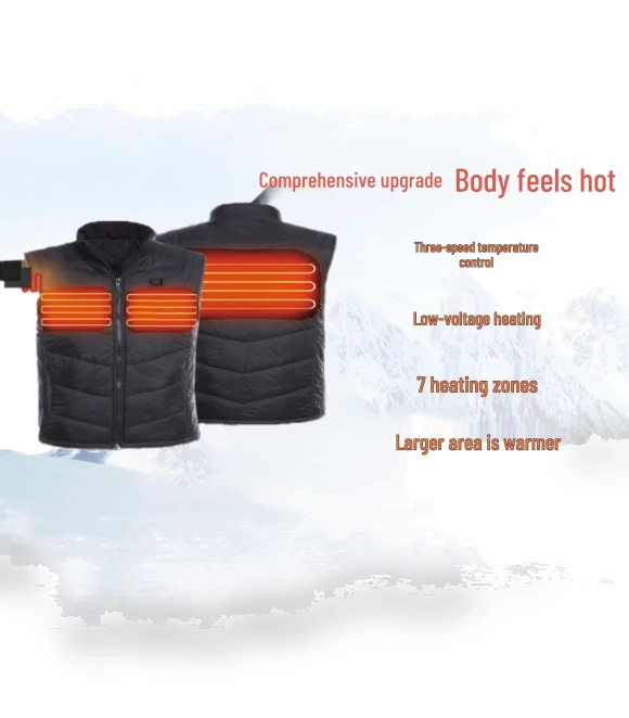 Smart Heated Vest with Graphene — Vests, BigSopping