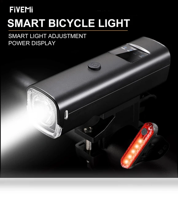 Smart LED Bike Lights Set — Bike Headlights, JOHO - CarGear