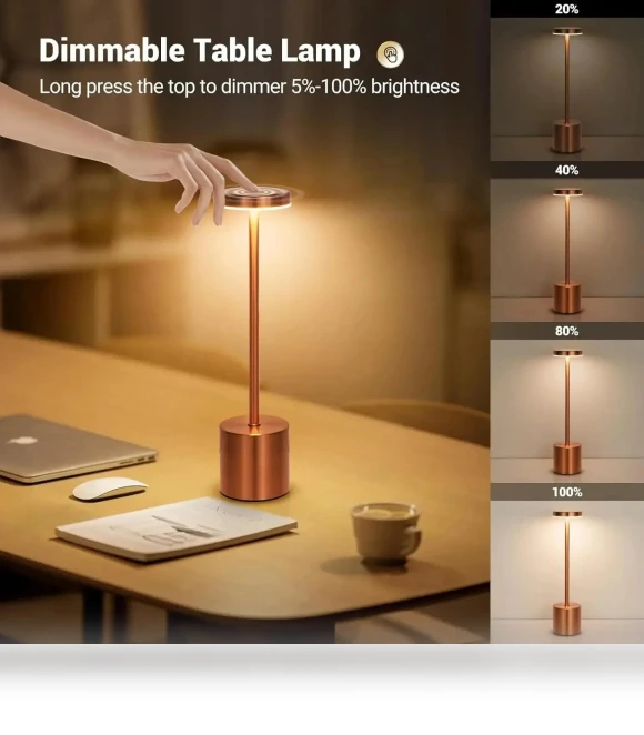Touch Sensor LED Table Lamp — Desk & Table Lighting, JOHO - CarGear