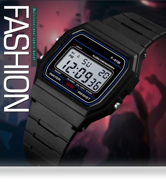 Travel Outdoor Waterproof Electronic LED Smart Watch — Sport Watches, Dehuien
