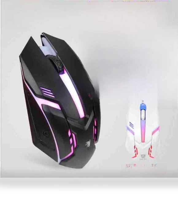 Weighted Backlit USB Wired & Wireless Gaming Mouse — Mouse Pads, Smarter than future