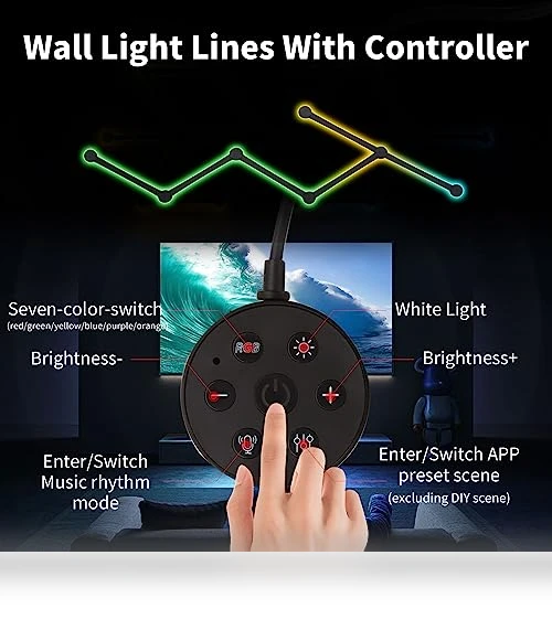 WiFi RGB LED Wall Light Bars — LED Strips, KOBAIBAN