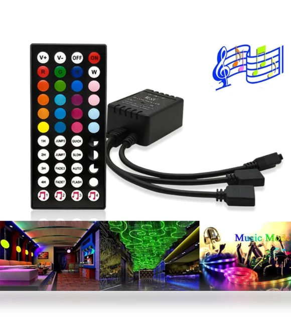 44-Key Music IR Controller Remote — Remote Controls, CaiSucc